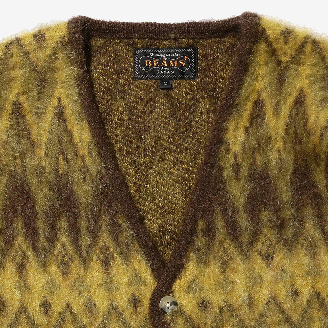 Cardigan Double Jacquard Chevron Pattern | 38150199048-28