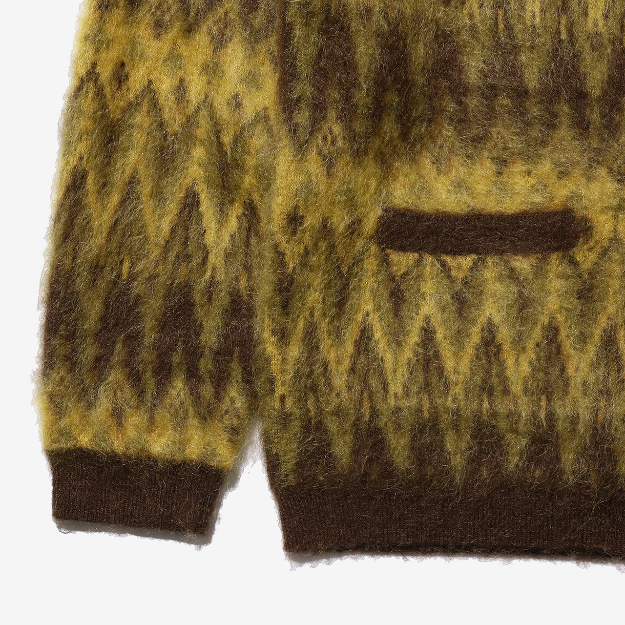 Cardigan Double Jacquard Chevron Pattern | 38150199048-28