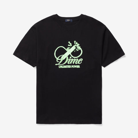 Cursive Power T-Shirt | DIMEFA2436BLK