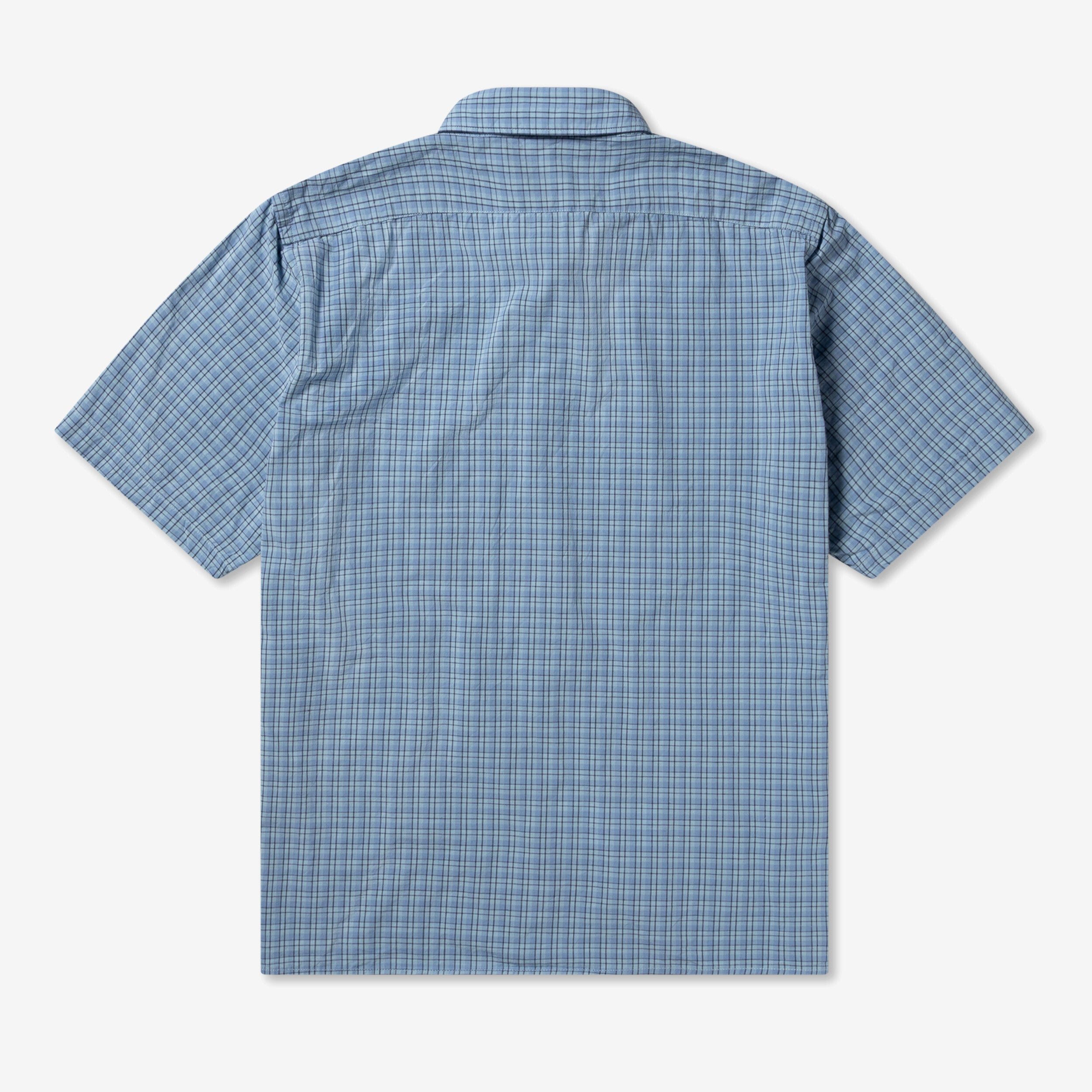 Alien-O Print Short Sleeve Check Shirt