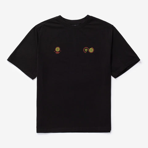 Globe Short Sleeve Tee  | PMO201-BLA