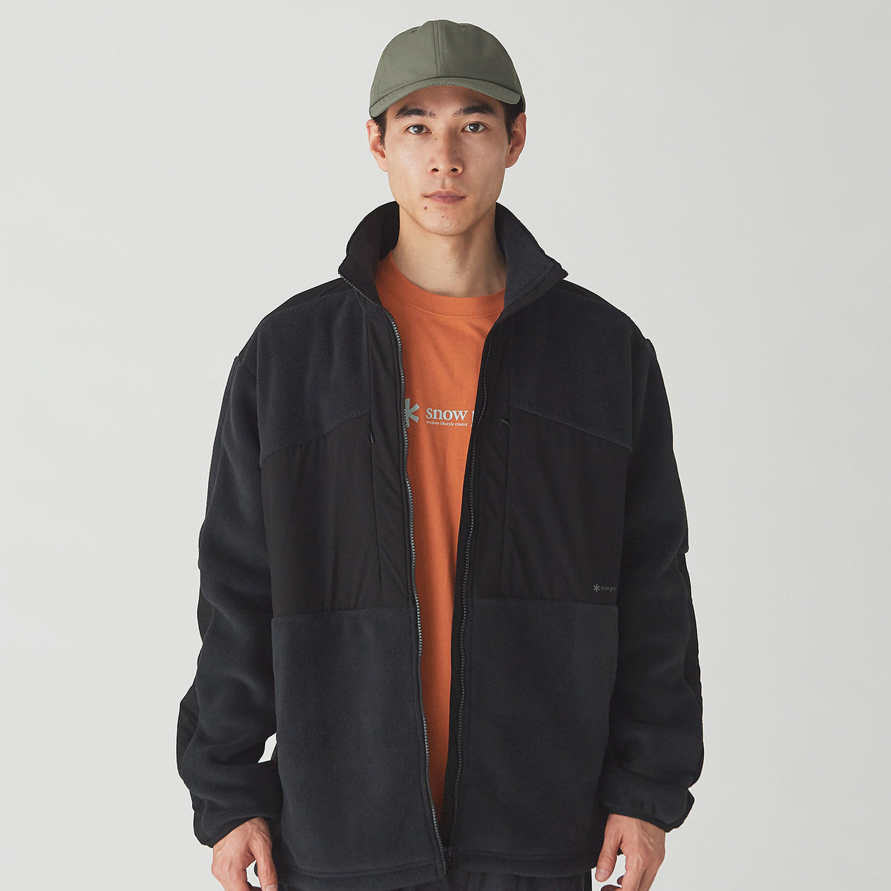 Double Face Fleece Jacket | SW-24AU007-BK