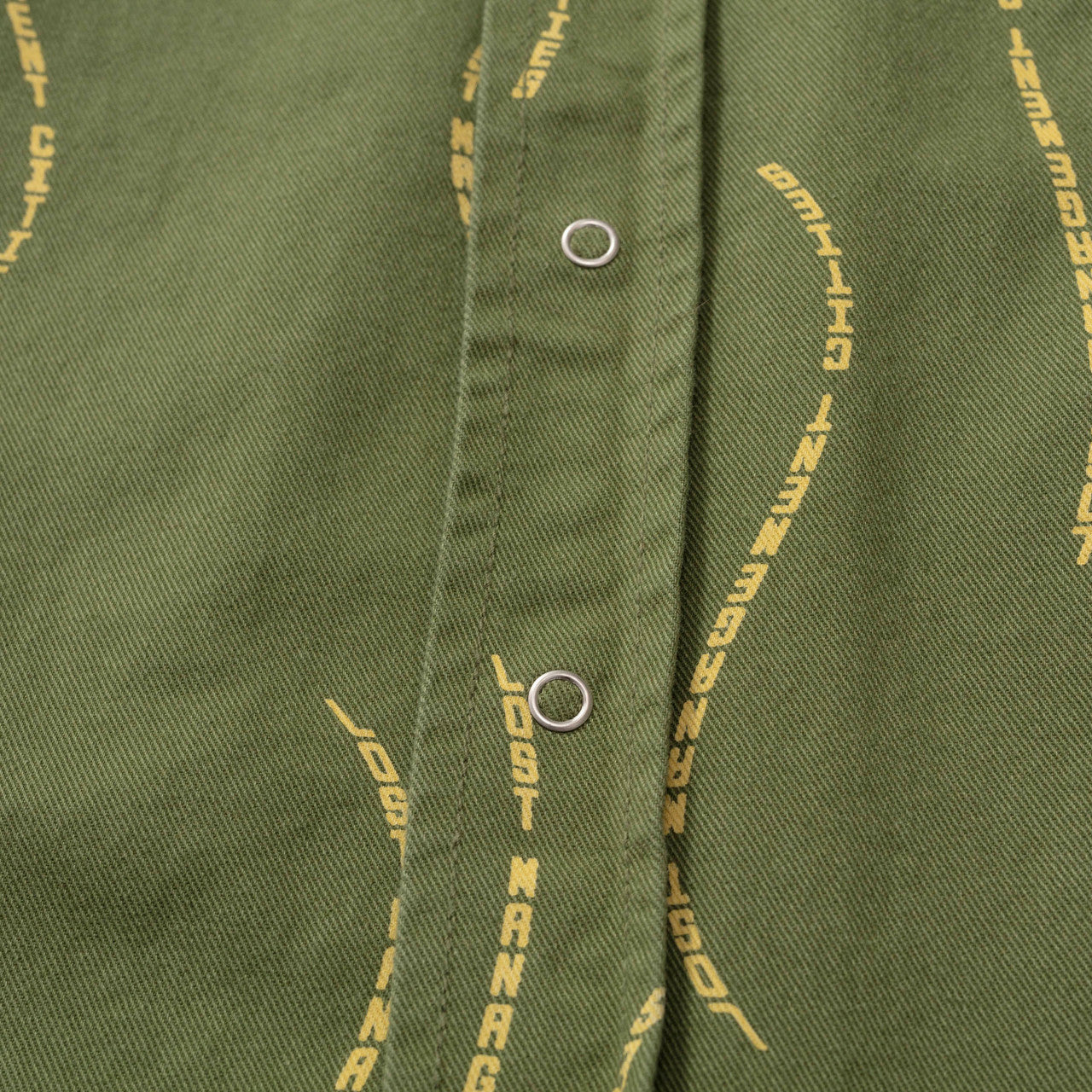 Wave Fn Washed Shirt | 0LM22FSH102GRN
