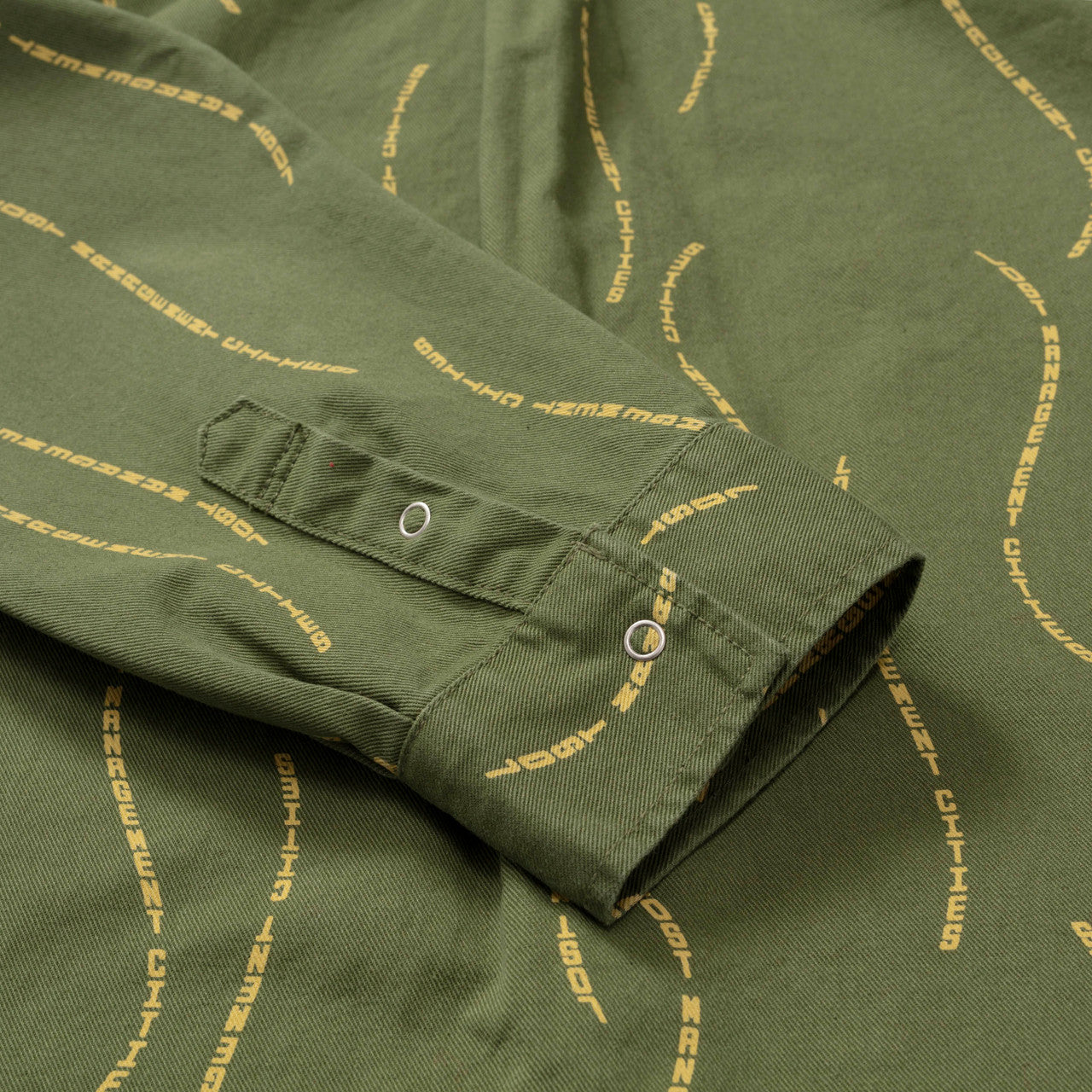 Wave Fn Washed Shirt | 0LM22FSH102GRN