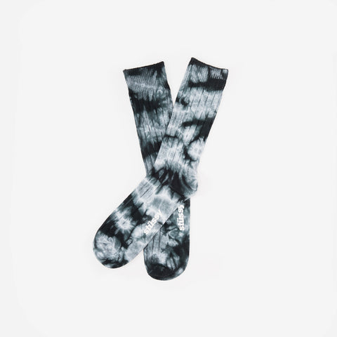 Dyed Ribbed Crew Socks | 138741-0008