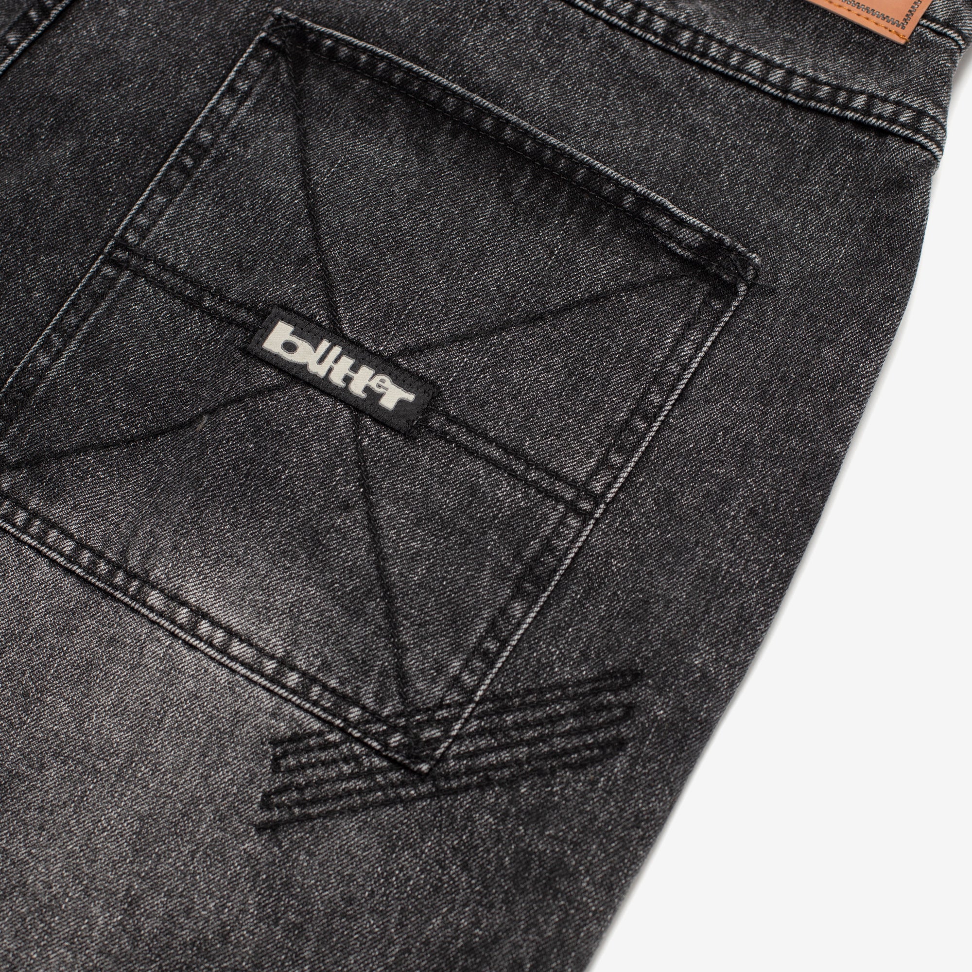 Stitch Denim Shorts