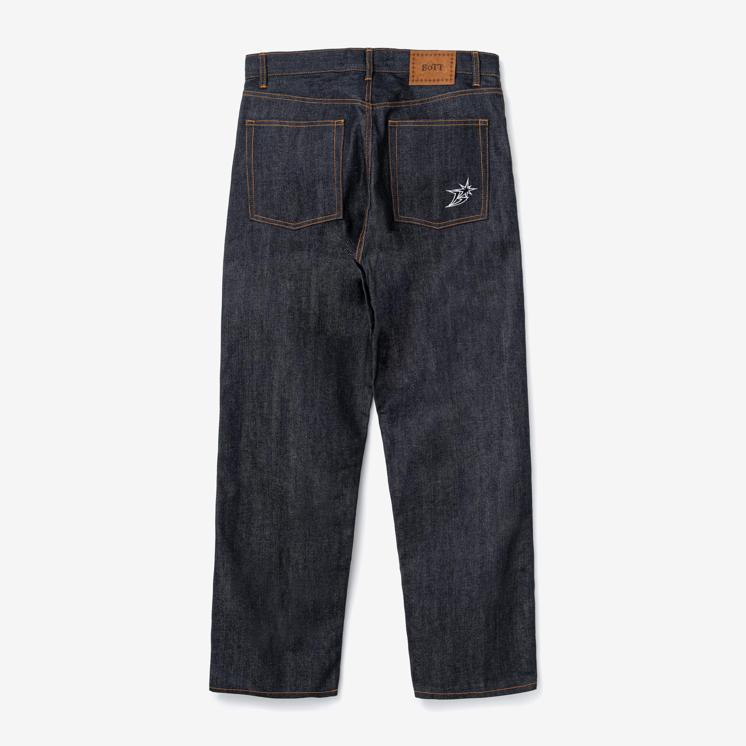 Loose-Fit Rigid Selvedge Denim