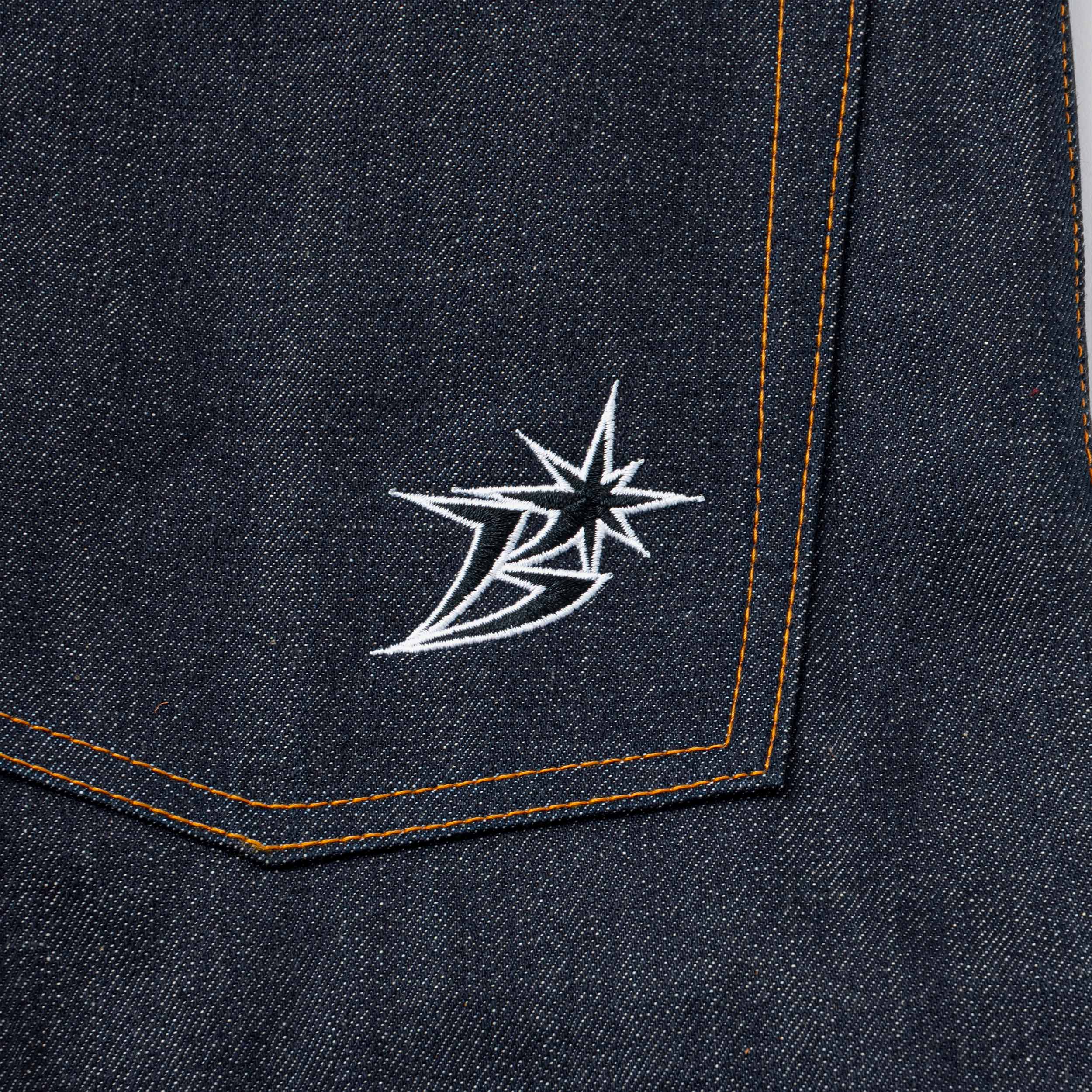 Loose-Fit Rigid Selvedge Denim