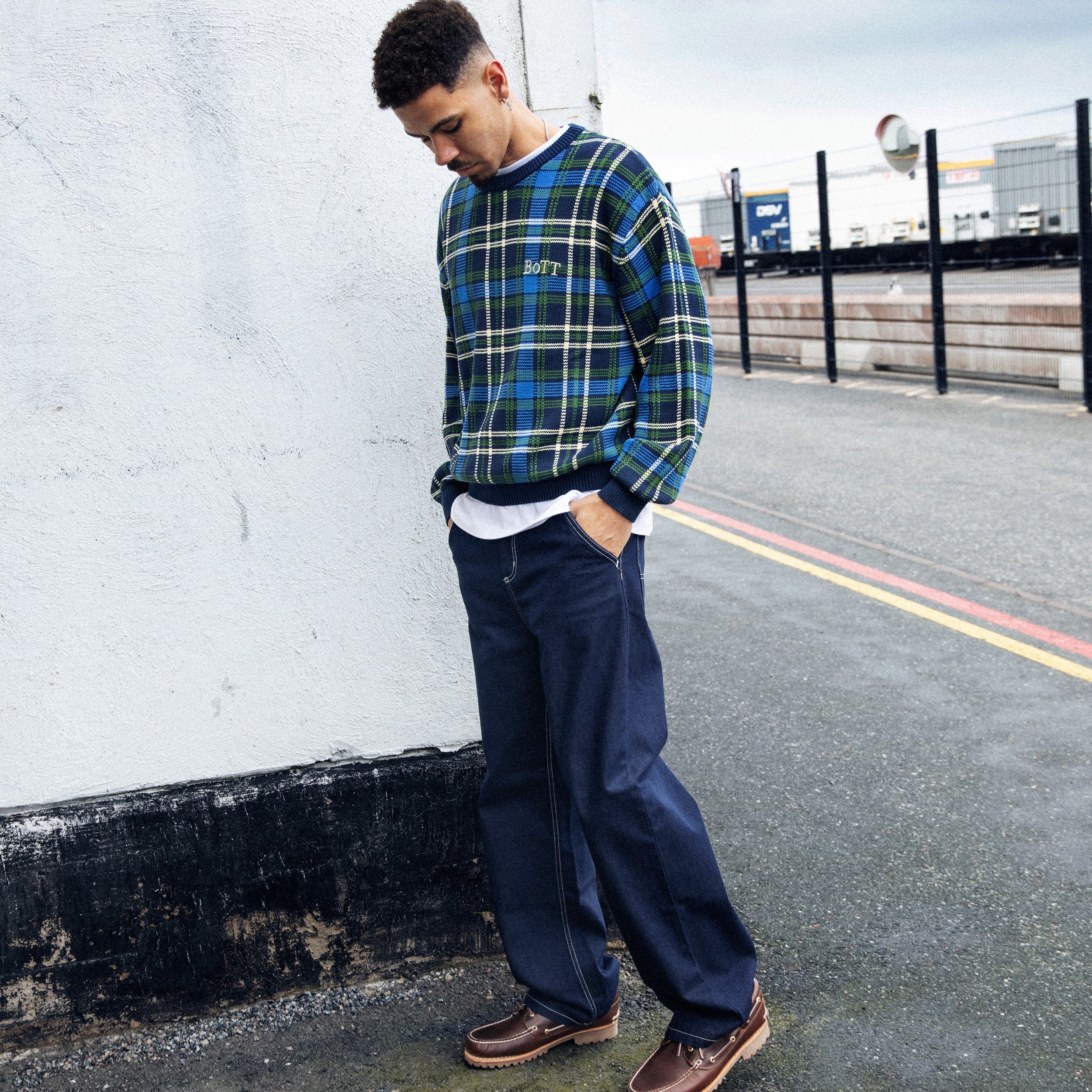 Checked Knit