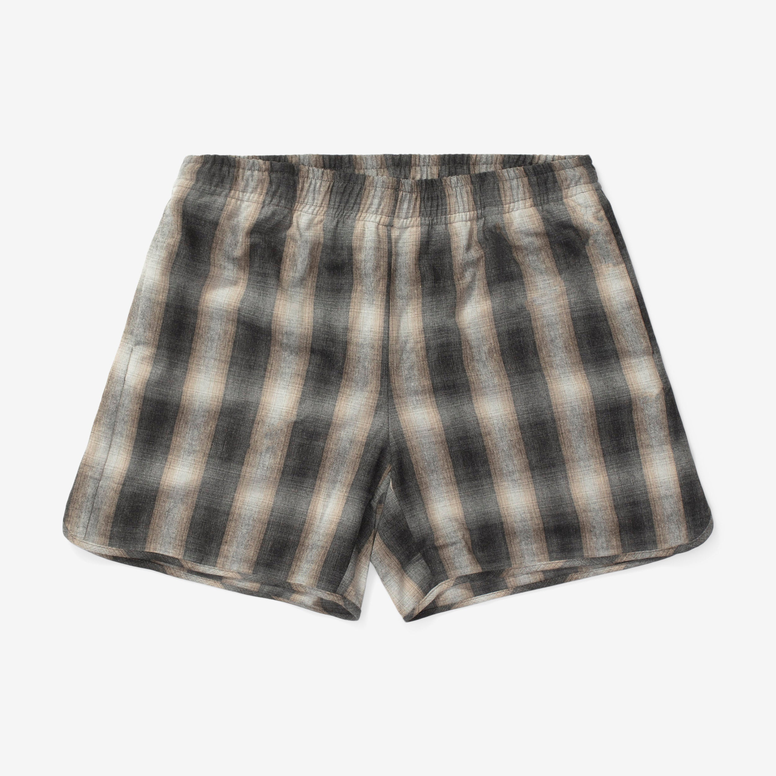 Flannel Check Shorts