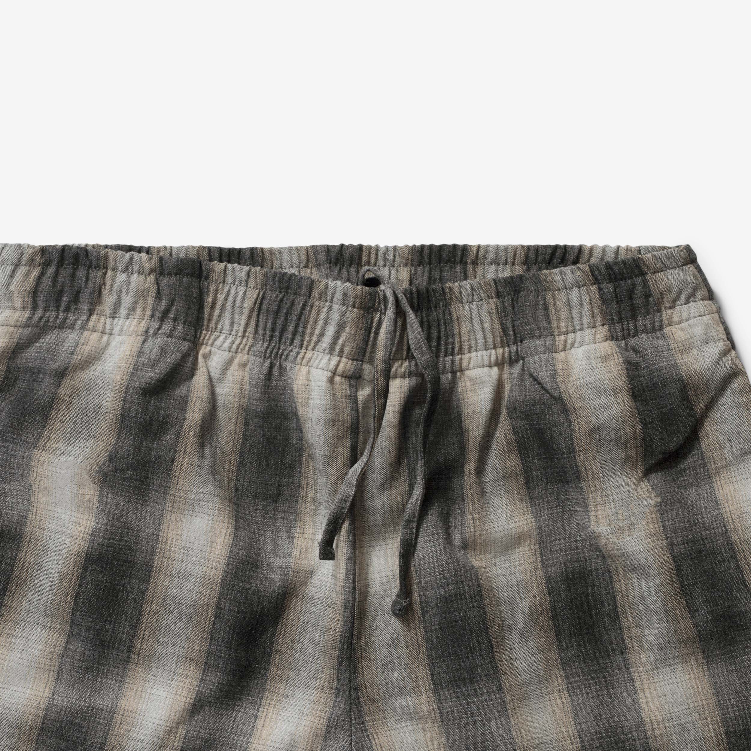 Flannel Check Shorts