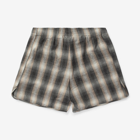 Flannel Check Shorts