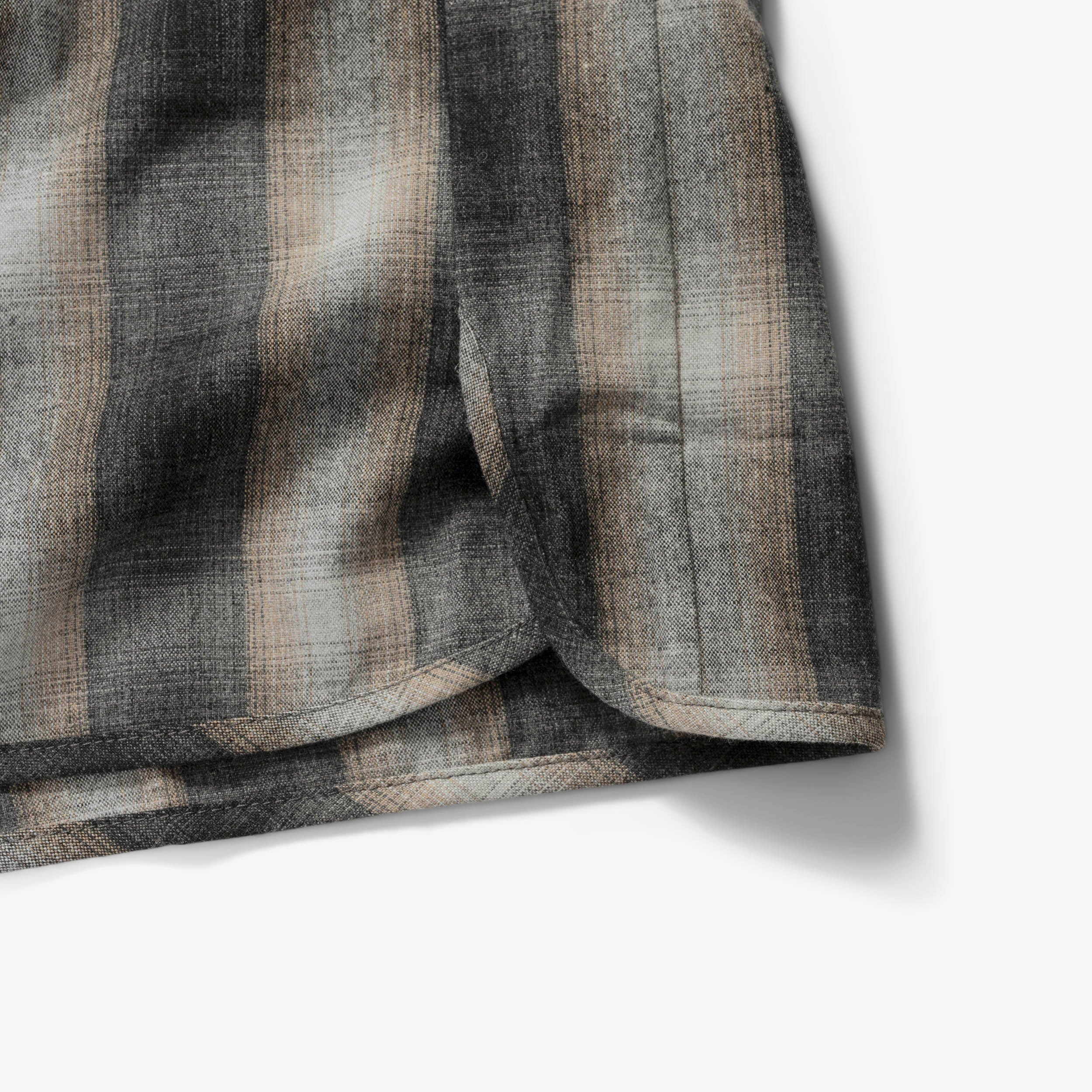 Flannel Check Shorts
