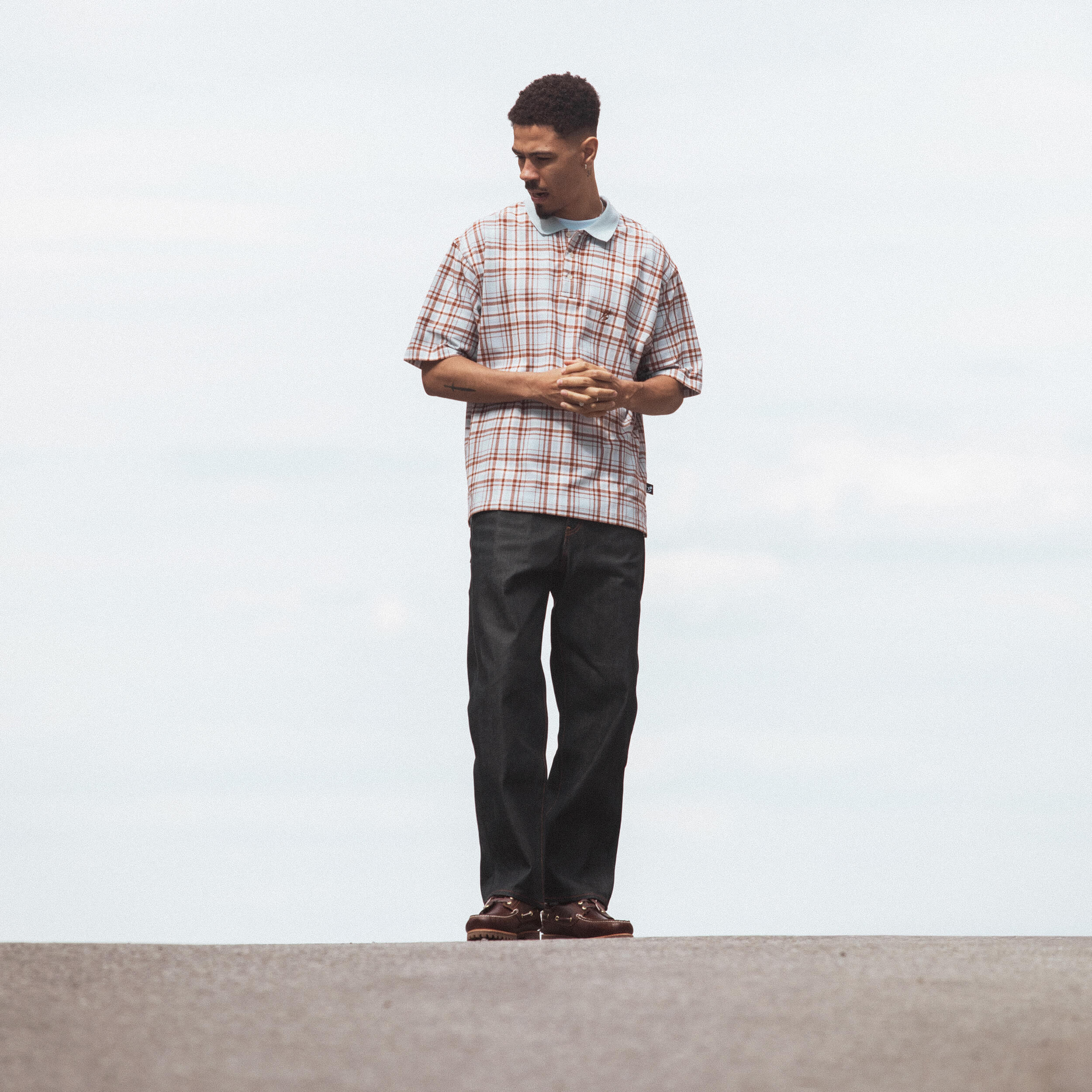 Loose-Fit Rigid Selvedge Denim