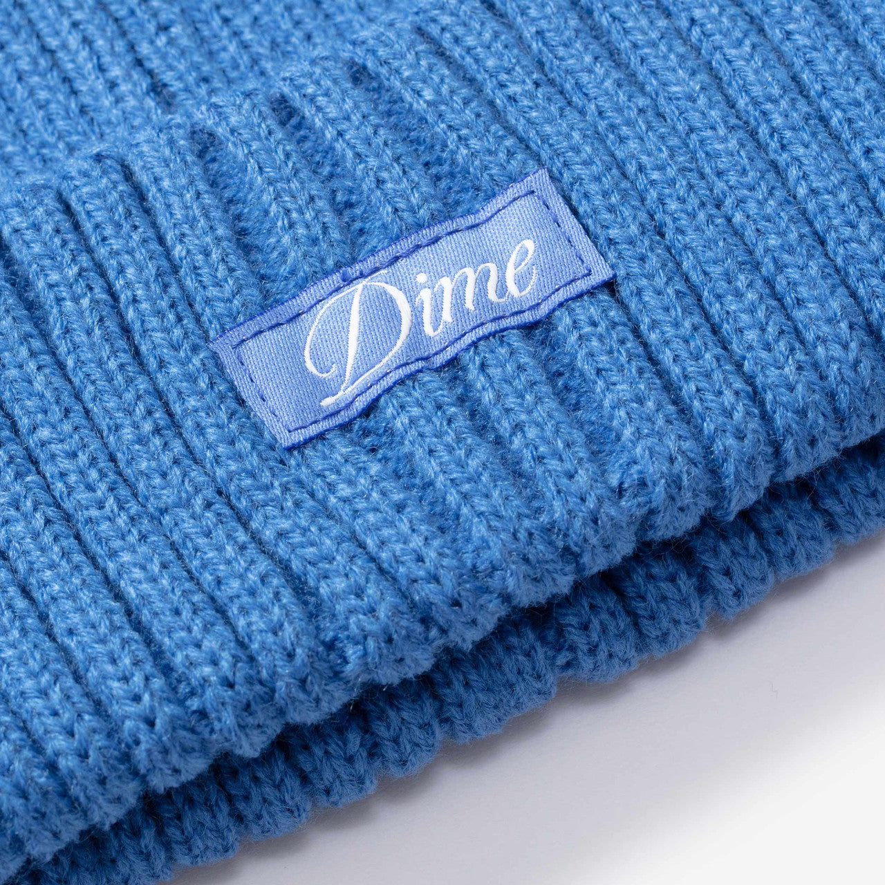 Cursive Fold Beanie | DIMEFA2459BLU