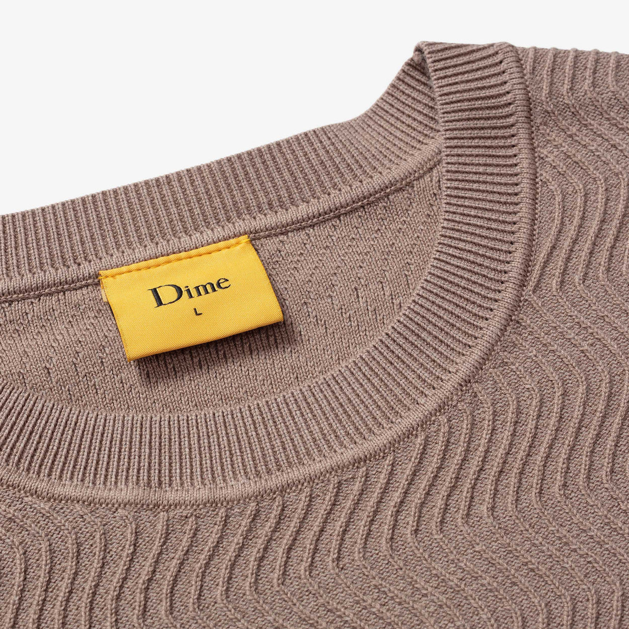 Wave Cable Knit | DIMEFA248TAN