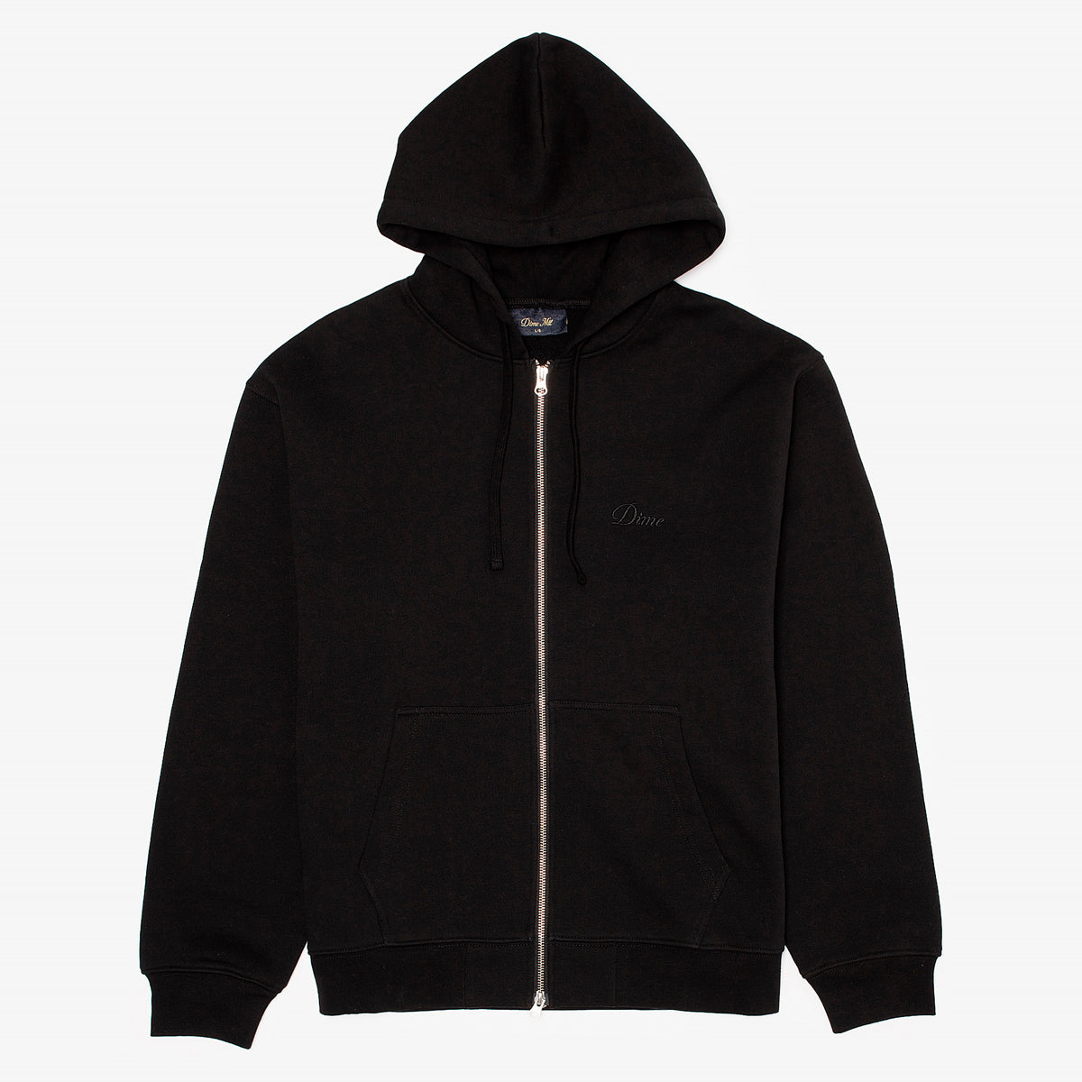Dime Cursive Zip-Hoodie - DIMESP2549BLK | SNS EU - SNEAKERSNSTUFF