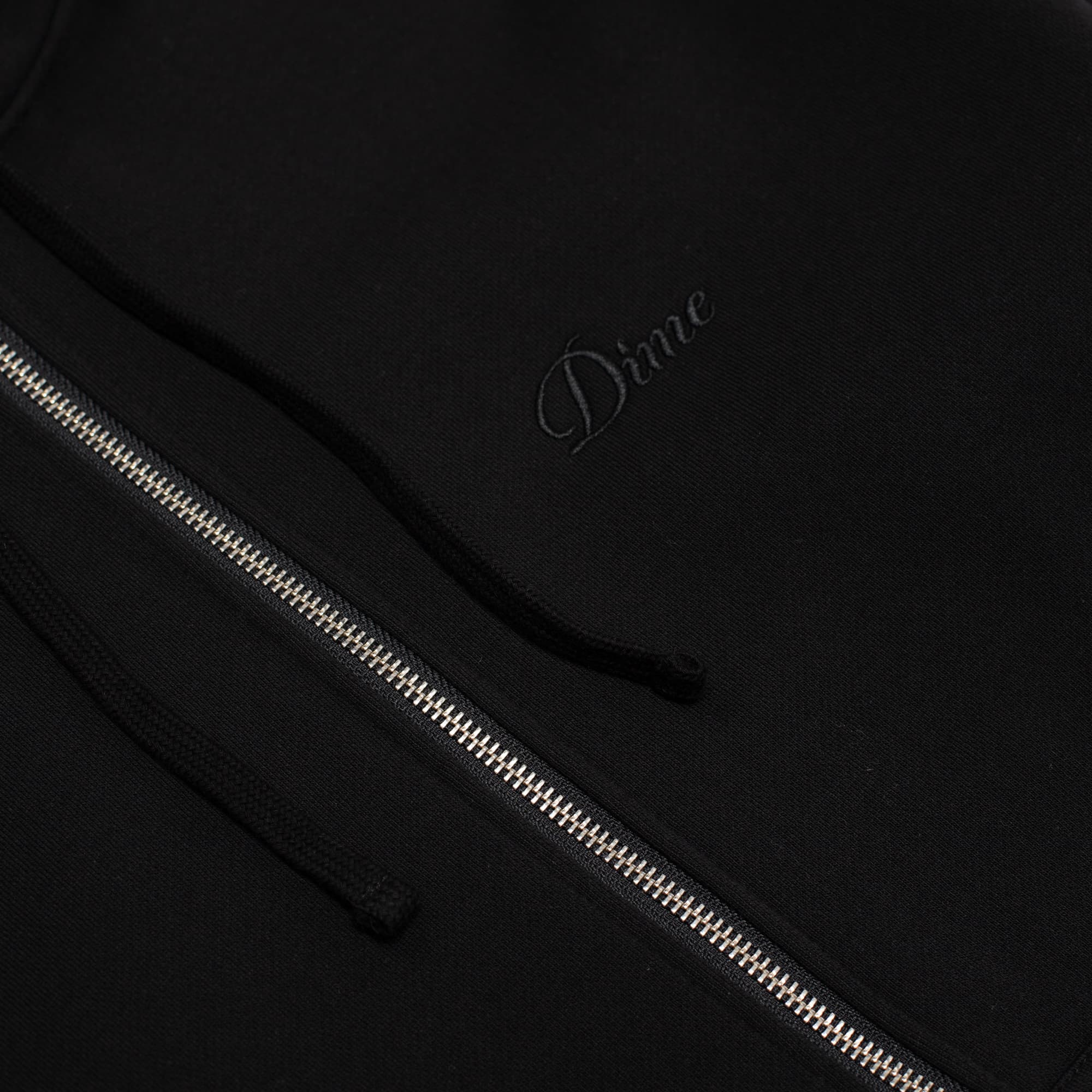 Cursive Zip-Hoodie