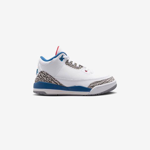 Jordan 3 Retro "True Blue" Little Kids (PS)