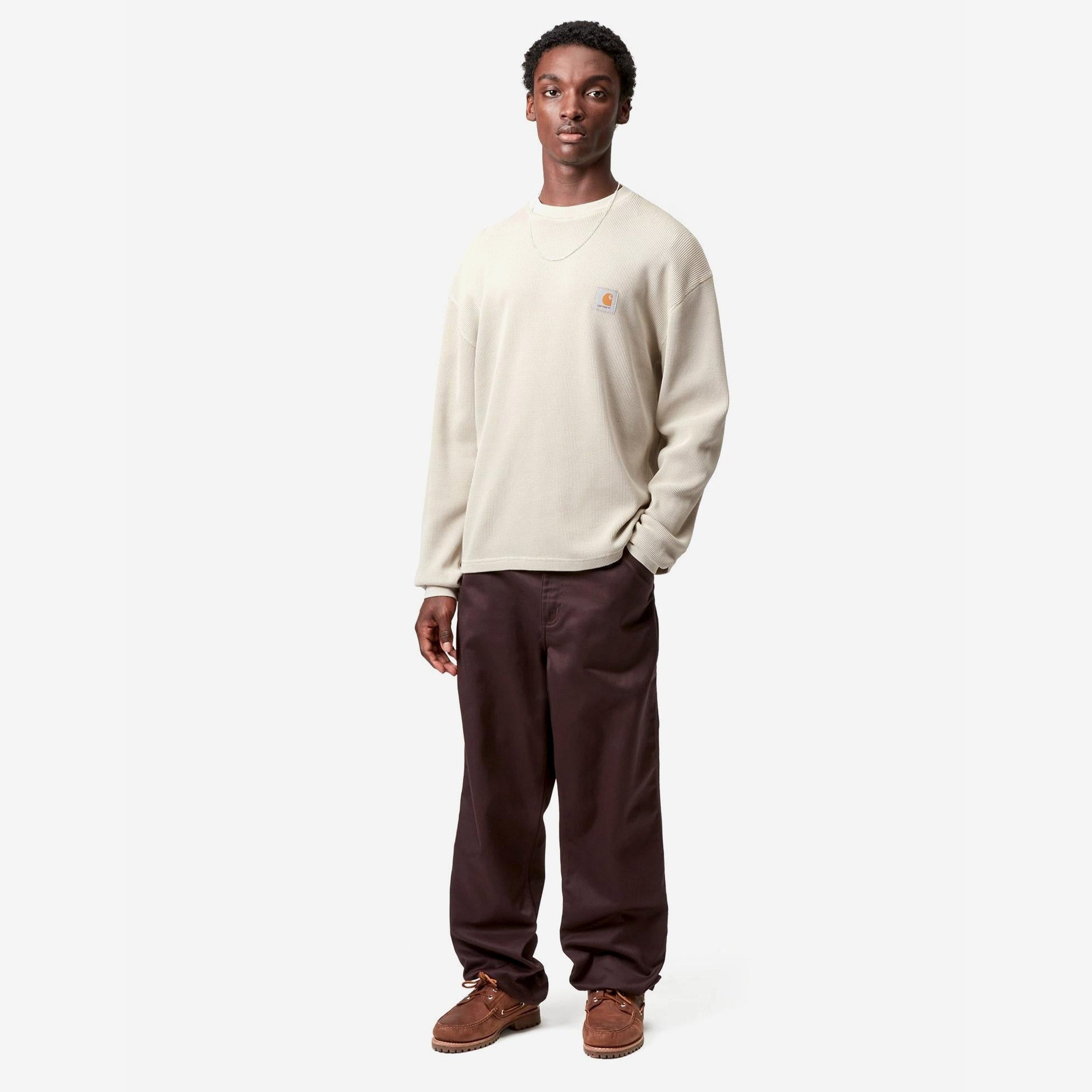 Carhartt WIP Long Sleeve Vista Waffle T-Shirt - I035304.2LPGD