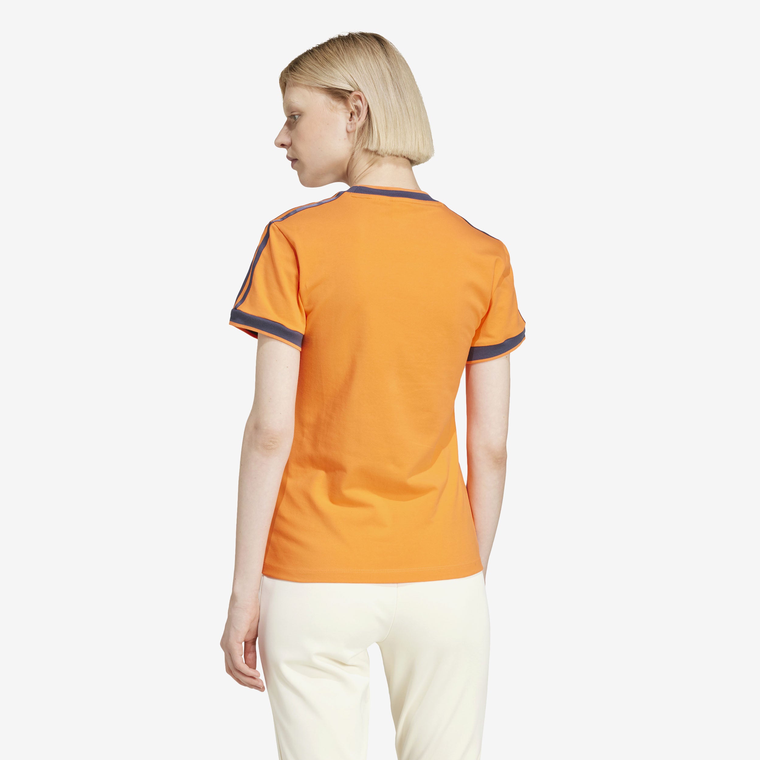 Wmns Linear Logo 3 Stripes Tee