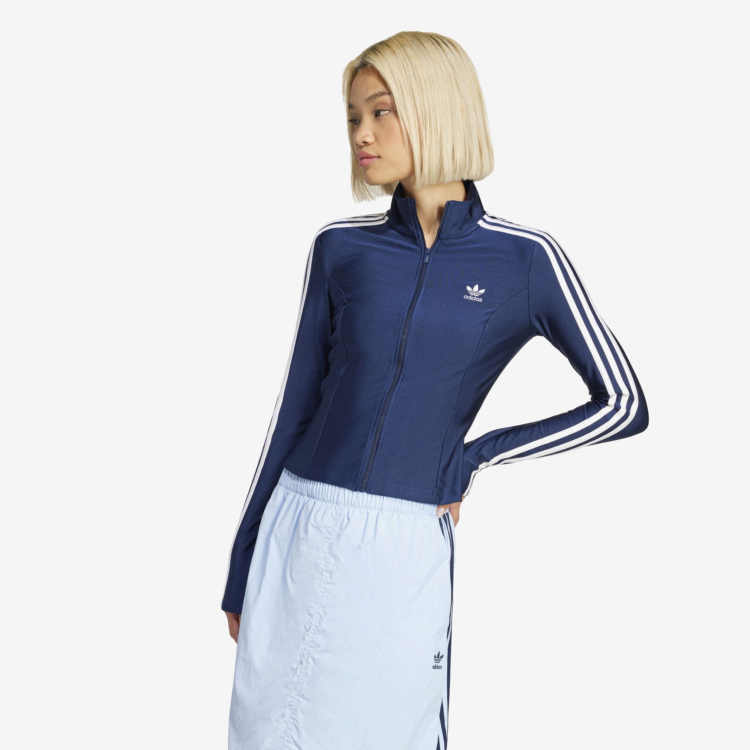 Wmns Adicolor 3 Stripe Slim Track Top