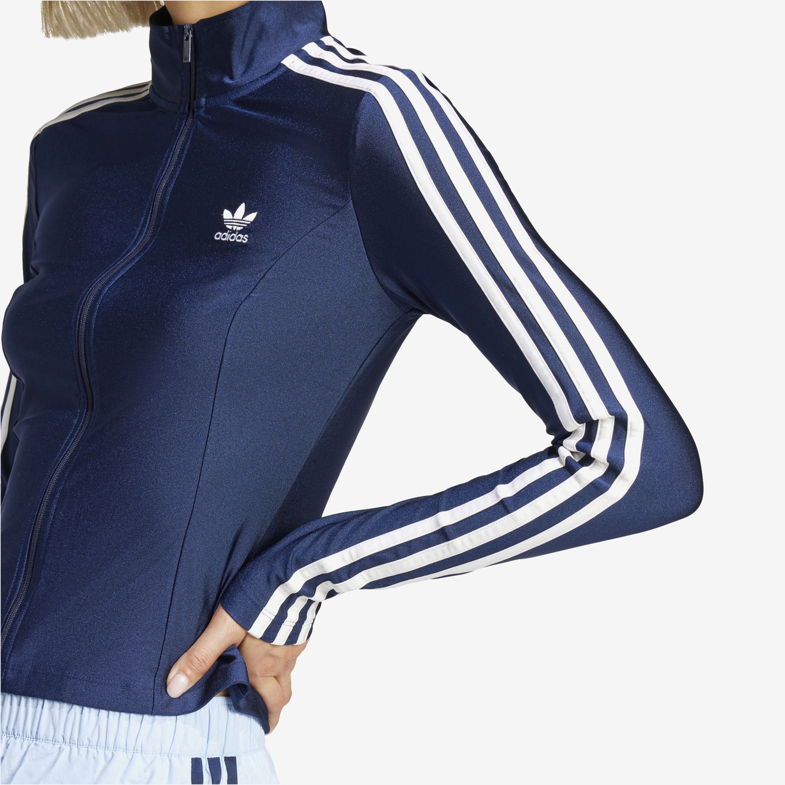Wmns Adicolor 3 Stripe Slim Track Top