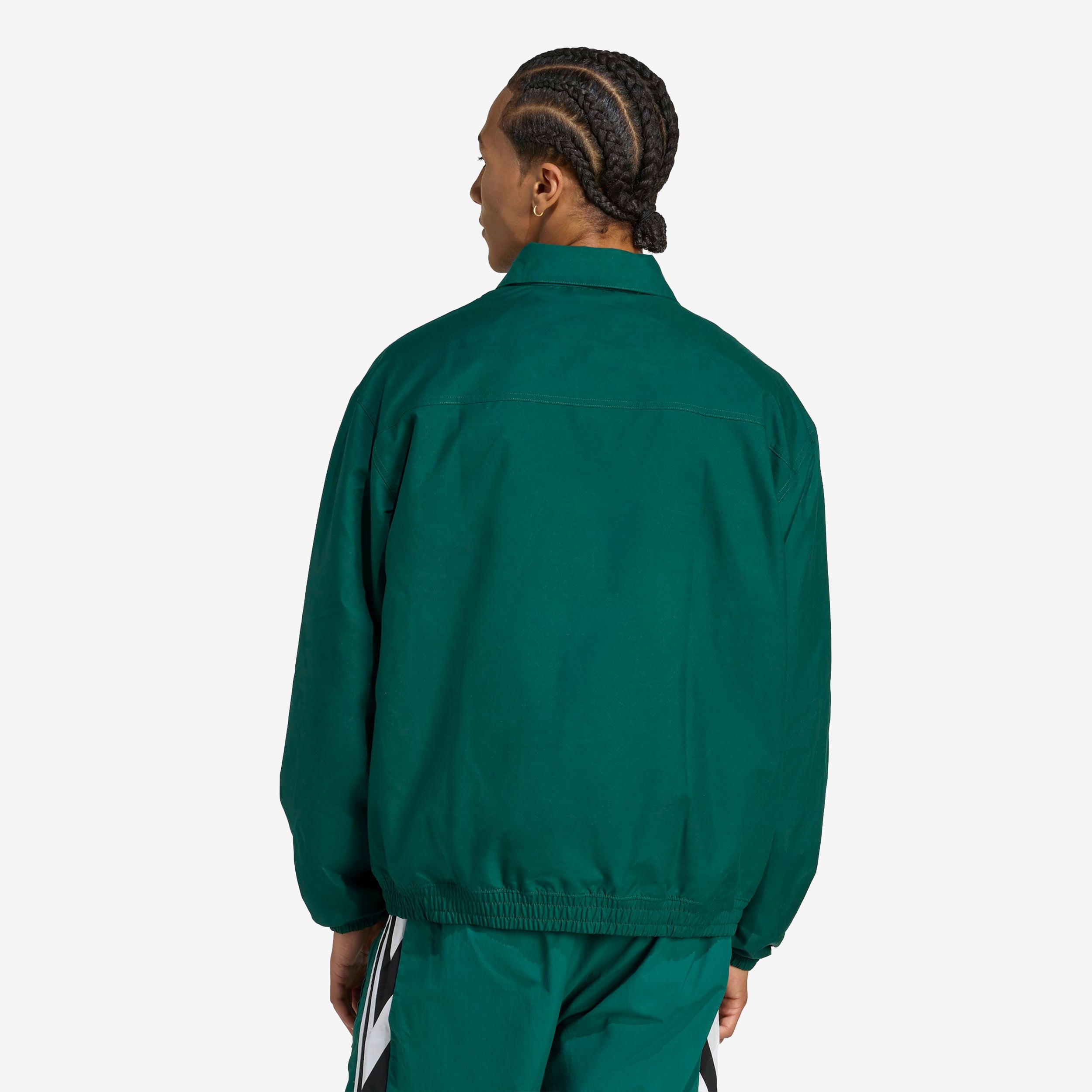 Brushed Woven Track Top