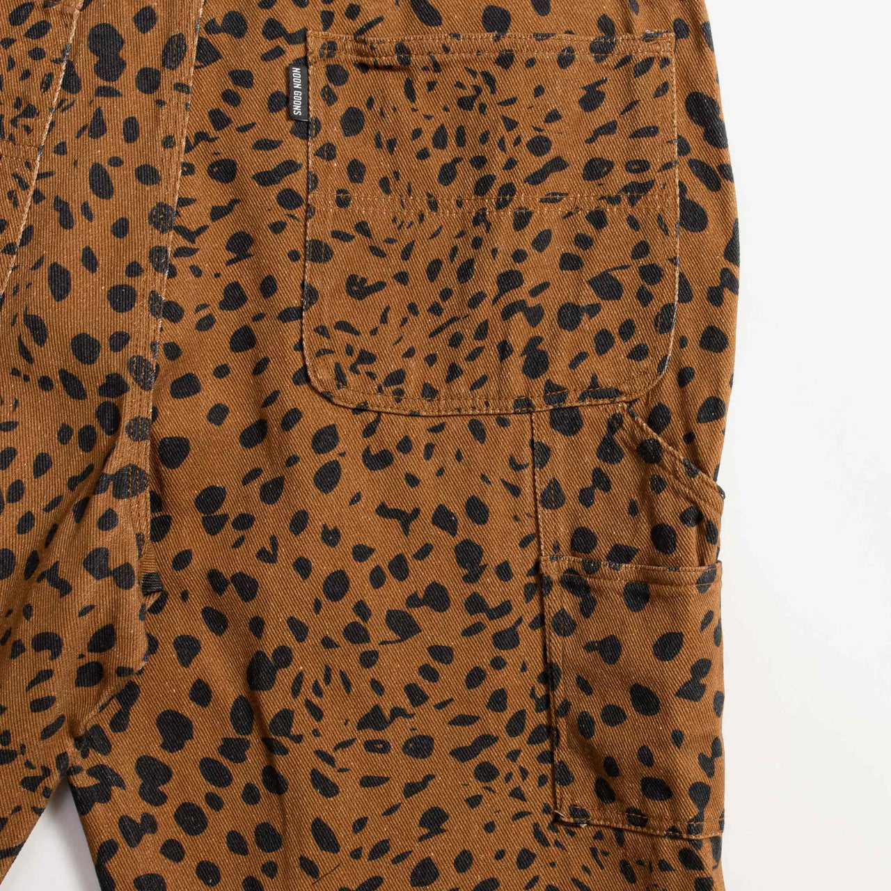 Go Leopard Denim Pant | NGSS22025-BRWN