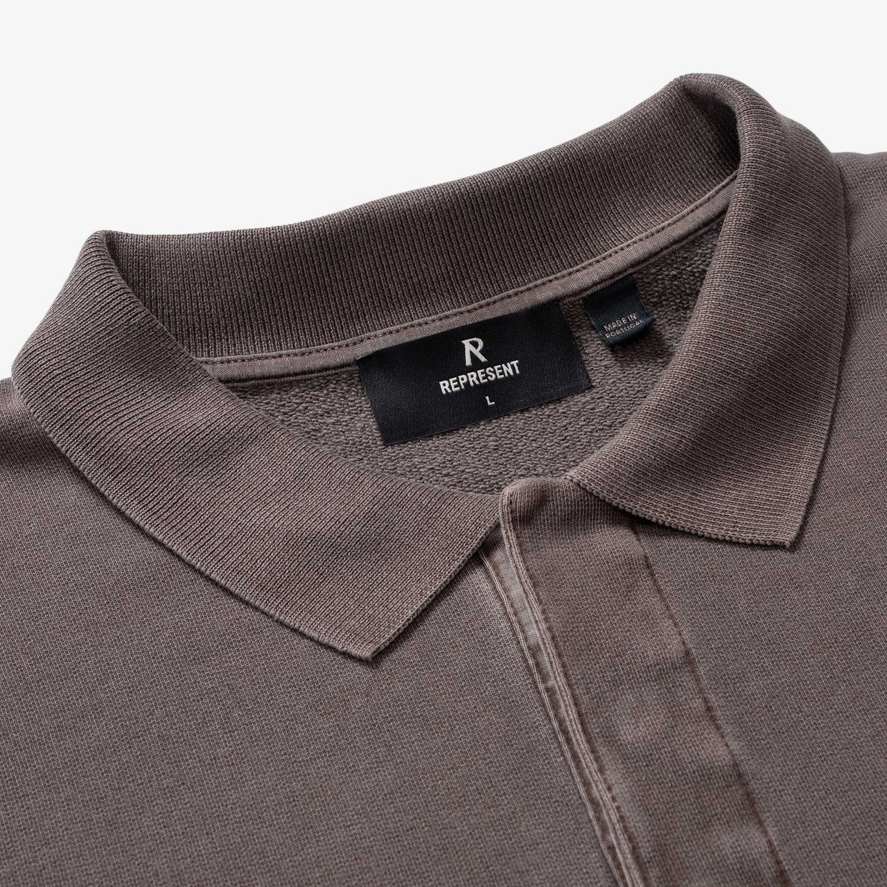 Represent Owners Club Long Sleeve Polo Sweat | OCM41117-165
