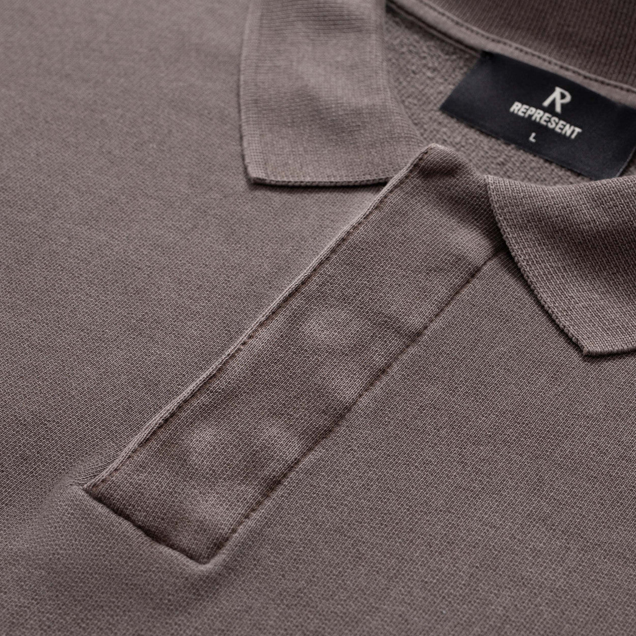 Represent Owners Club Long Sleeve Polo Sweat | OCM41117-165