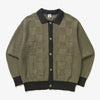 Check Panel Cardigan