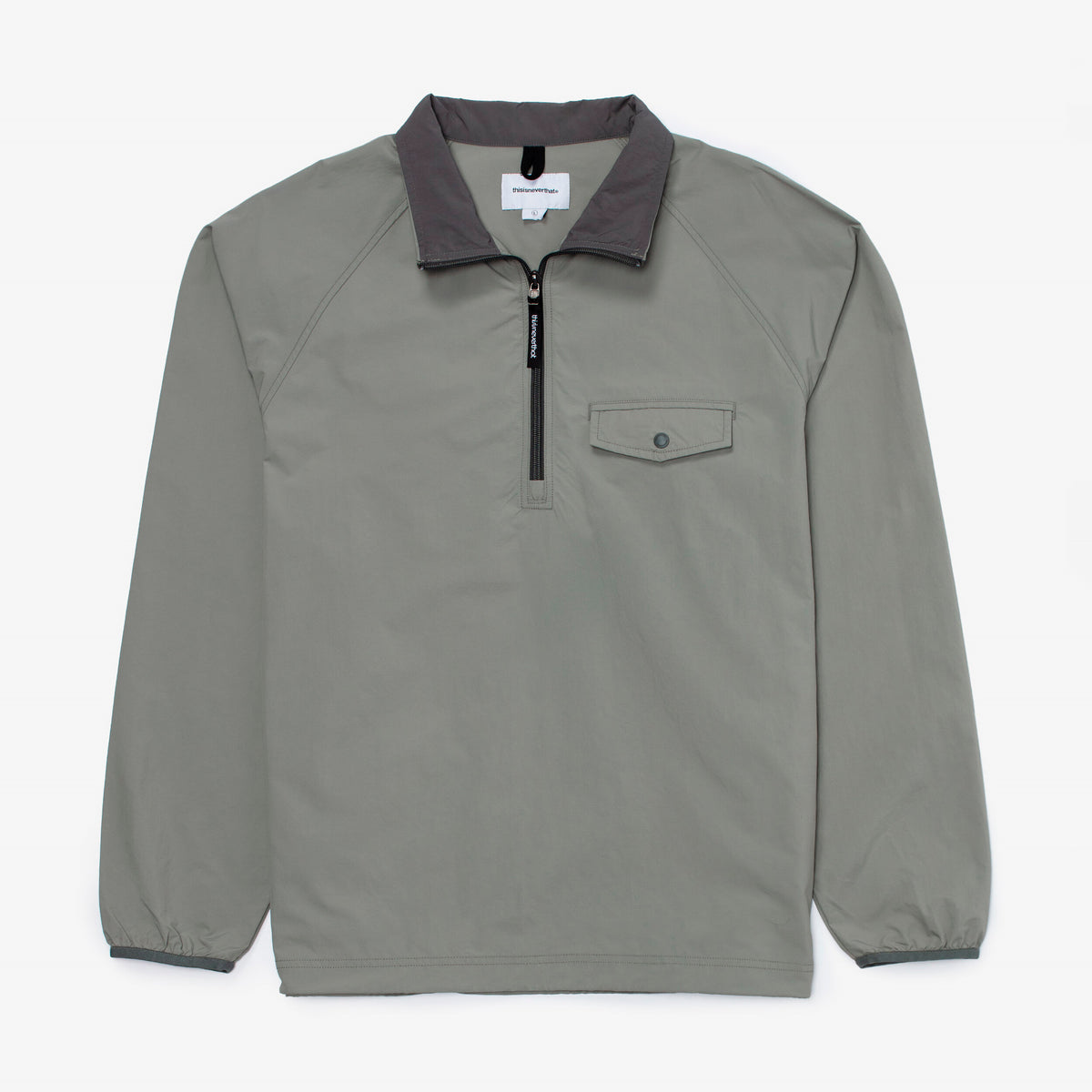 thisisneverthat Half Zip Sports Pullover - TN251WTOLP01-GRY | SNS 