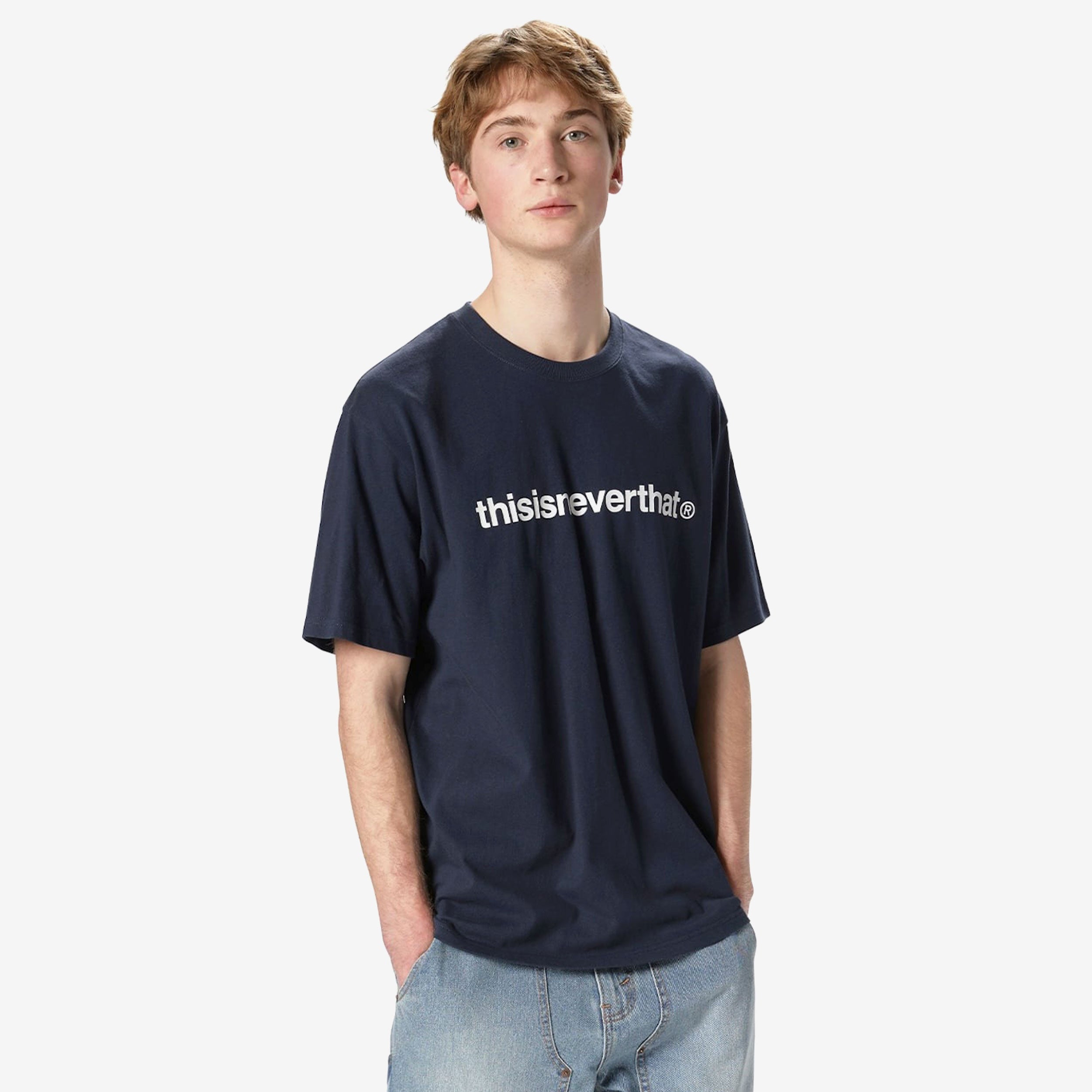 thisisneverthat T-Logo Tee - TN260TTSST01-NAVY | SNS - SNEAKERSNSTUFF