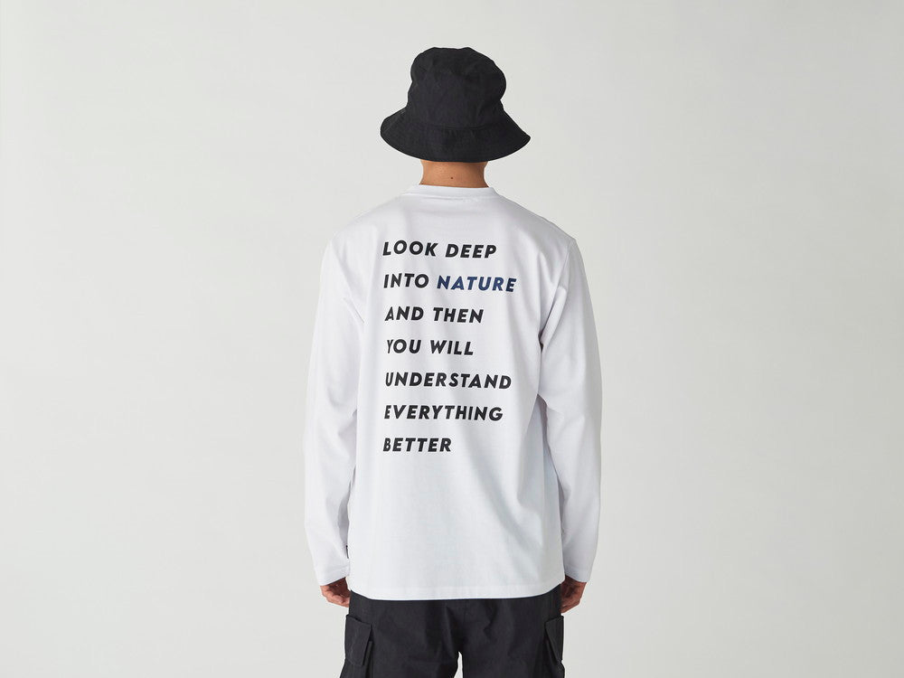 Think Twice Long Sleeve T-Shirt  | TS-24AU106-WH